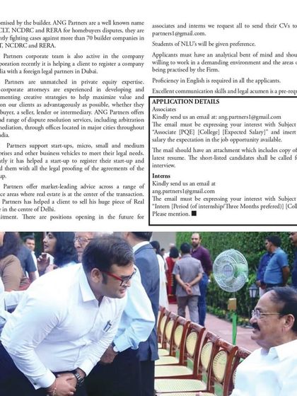 The LAWZ magazine article also detailed our expertise in corporate law, real estate disputes, and our active recruitment for talented legal associates and interns to join our growing team.