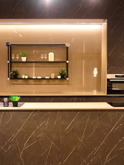 Our showroom kitchen, designed around what's truly important: functionality, beauty, and the people who use it.