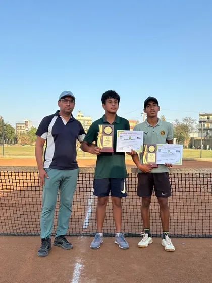 Celebrating Harsh Nandal and Raunak Gilra reaching their first AITA National U-16 finals, another proud moment for the academy.
