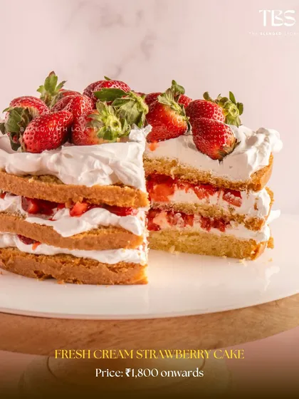 My Fresh Cream Strawberry Cake, a classic that's always a hit. Light, fluffy, and full of fresh fruit flavor.