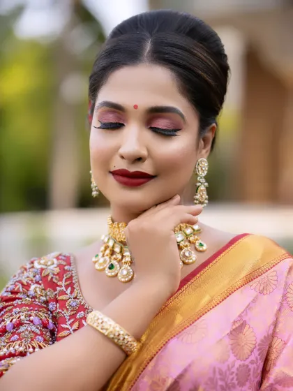 Shilpa Gowda - Professional Makeup Artistry South Indian Bridal Elegance photo 16
