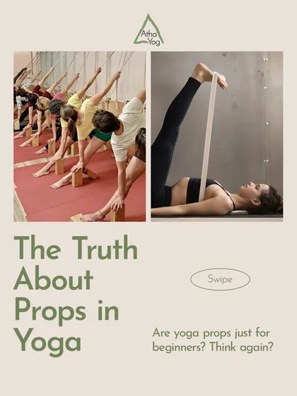Many think yoga props are just for beginners, but that's a common misconception. I see them as powerful tools for everyone, from first-timers to advanced practitioners. Props help us practice with better alignment, deepen stretches safely, and find more stability, transforming your practice at any level.