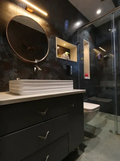 Chizzle My Designs - Turnkey Residential Interior Design Artistic Bathrooms & Powder Rooms photo 24