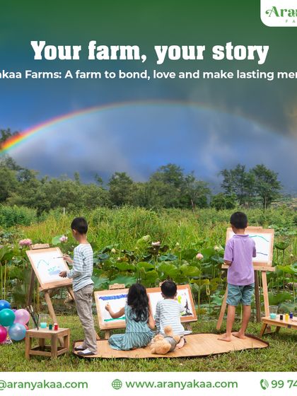 This is your farm, your story. I provide the canvas for you to bond, love, and make lasting memories with your family under a rainbow.