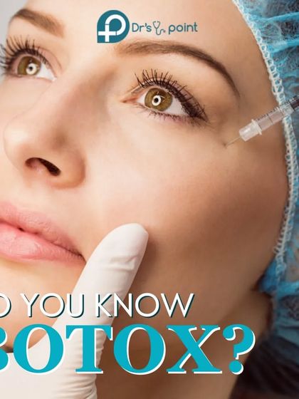 A client receiving a Botox injection near the eye area. This is a common and effective treatment for reducing the appearance of crow's feet and achieving a more rested look.