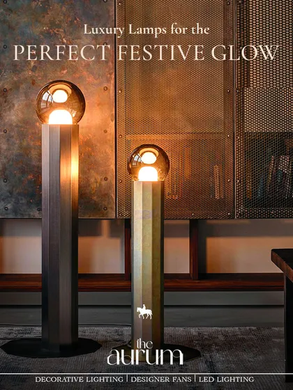 These modern floor lamps are perfect for setting a festive mood. They blend elegance and luxury, making any celebration shine brighter with their warm, ambient glow.
