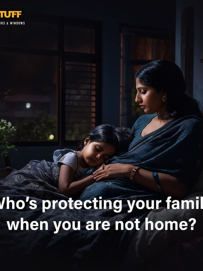 Protecting your family is our mission. This image captures the essence of why we do what we do, ensuring that every home we secure is a true sanctuary for the family within.