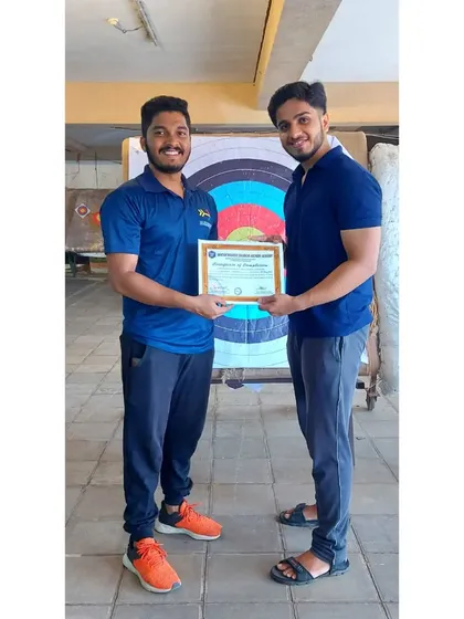 Two students from our August 2023 basic batch, celebrating their course completion. It's great to see friends learn together.