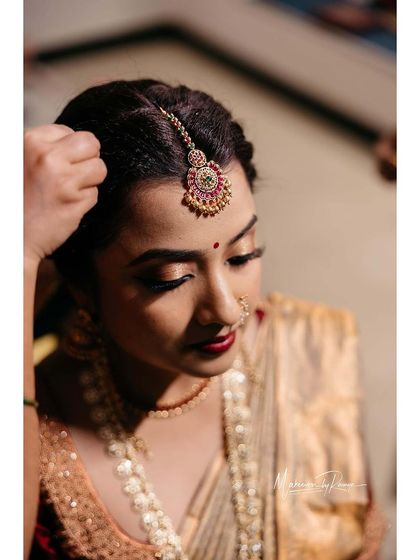 Makeovers by Ramya - Hair Styling & Saree Draping South Indian Wedding Diaries photo 62