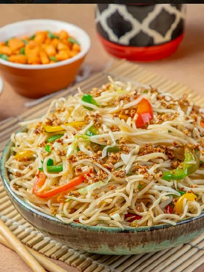 My Burnt Garlic Fried Rice is packed with flavour. The rice is tossed with finely chopped vegetables and a generous amount of aromatic burnt garlic, giving it a unique and savoury taste.