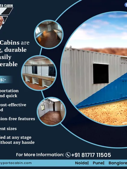 My porta cabins are strong, durable, and easily transferable. The benefits include quick transportation, cost-effectiveness, and corrosion-free features, with the ability to modify the design at any stage without hassle.
