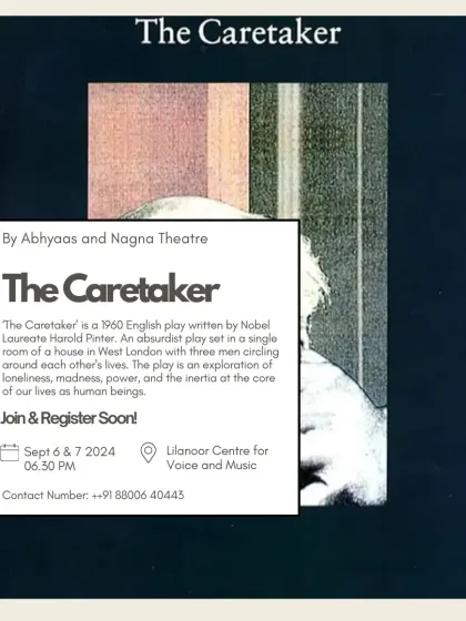 We were thrilled to host 'The Caretaker', a classic absurdist play. The single-room setting of the play was perfectly mirrored by our intimate, contained performance area, enhancing the feeling of claustrophobia and tension.