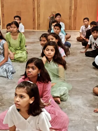 A group of my younger students at the anniversary celebration. It's wonderful to see them grow up in this positive environment.