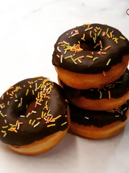 Sometimes, the simplest things bring the most joy. Our classic chocolate donuts, topped with colourful sprinkles, are soft, fresh, and a favourite treat for kids and the young at heart.
