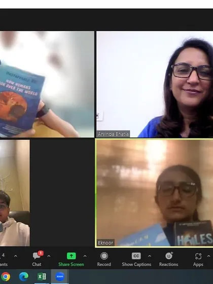 Our online book club for young adults, discussing complex themes from their latest read. These sessions provide a safe space for teenagers to express their opinions and learn from their peers.