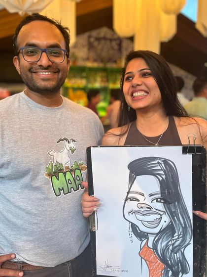 Here I am with a guest at a wedding engagement party held at Elephant and Co. The venue is great for all kinds of celebrations.