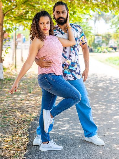 We danced, we laughed, and of course, we posed. A fun shot with our team members during a day out.