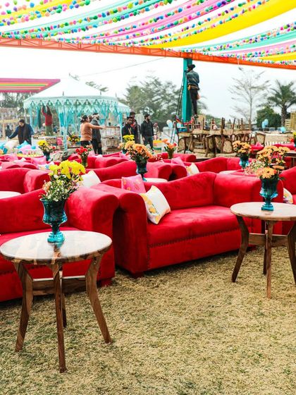 Vibrant Haldi & Mehendi Functions photo 21