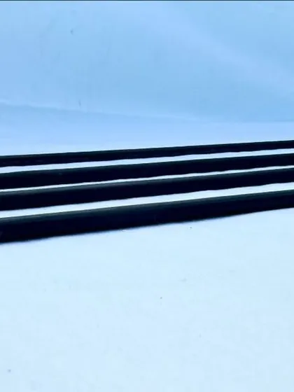 The tips of the heeling sticks. They are simple, durable, and lightweight, making them an effective and humane tool for precision training.