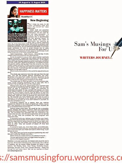 Shambhavi - Workshops & Public Speaking Words of Wisdom: My Books & Columns photo 4