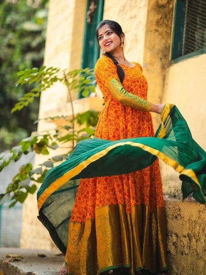 Shreya Balaji - Ethnic Fashion Modeling Modern Ethnic: Gowns, Lehengas & Kurtis photo 4