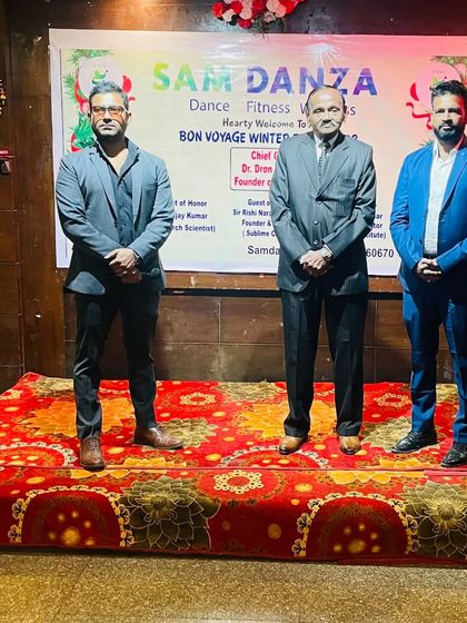 With the esteemed guests of honor at our 'Bon Voyage Winter Event 2023'. We are grateful for the support from our community leaders.