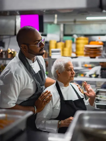 In my kitchen, a friendship brews between the food of home and the fine-dining experience of Roxie, as Chef Viveq and Chef Talreja collaborate.