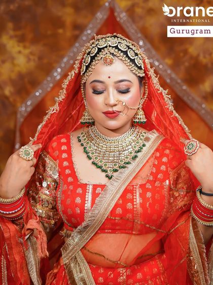 A final look at the complete Rajasthani bridal attire. I believe a great makeup artist understands the full context of fashion, culture, and photography.