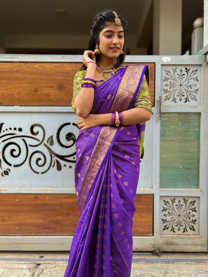 Designer Trends - Ethnic & Occasion Wear Rental Elegant Kanchi & Silk Sarees photo 64