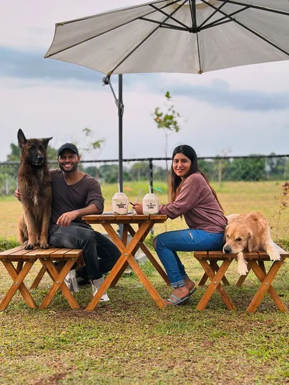 We're a place for people too. Grab a seat at our pet-friendly cafe, enjoy some fresh coconut water, and watch your dog have the time of their life. It's the perfect weekend plan for the whole family.