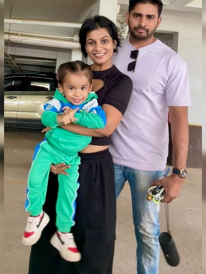 Rebinding in memories for a comeback. A family picture with my husband and son. These moments fuel my motivation.