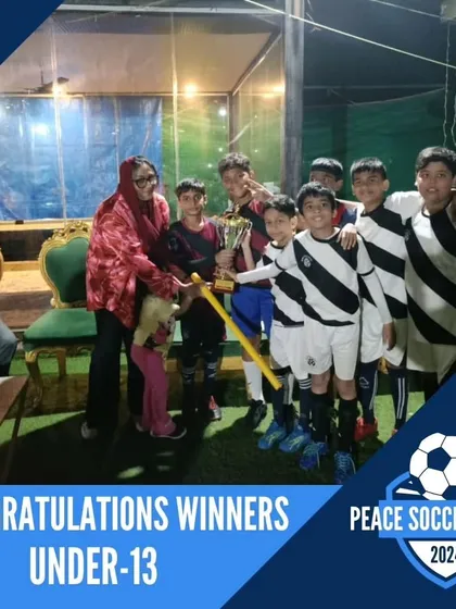 This is what hard work looks like. We are proud to showcase our Under-13 team celebrating their victory at the Peace Soccer Cup II 2024. Moments like these are a testament to our players' dedication and teamwork.