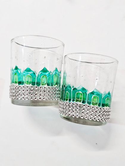 Nidhi - Hand-Painted Home Decor & Accents Festive Glassware & Candle Holders photo 7