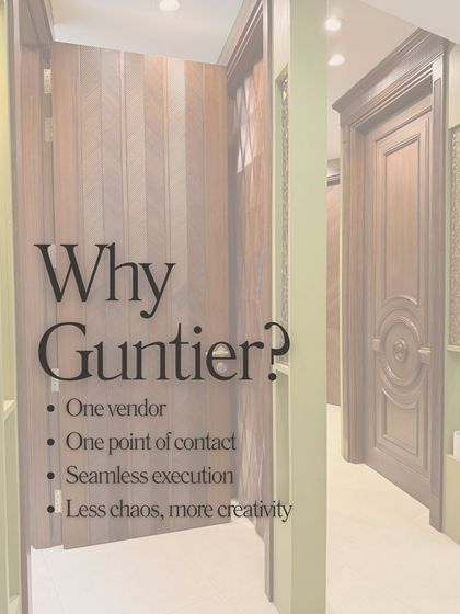 Why Guntier? One vendor, one point of contact, and seamless execution. This means less chaos and more creativity for you and your project.