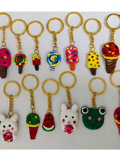 From tiny ice creams to cute animals, our clay modelling sessions are always a hit. Kids get to design, sculpt, and paint their own keychains, creating a fun accessory to take home and show off.