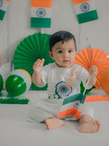 Celebrating India: Patriotic Baby Shoots photo 17