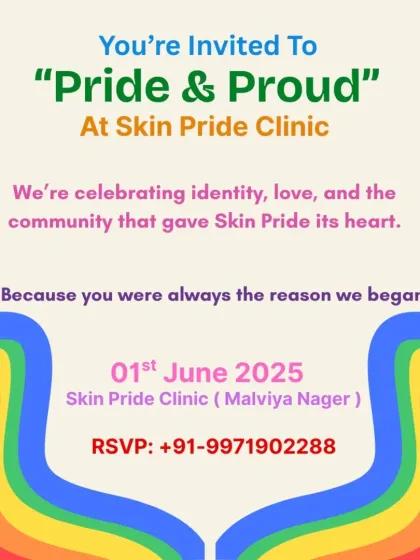 You're invited. This is our open invitation to the community that is the heart and soul of Skin Pride. We celebrate you, always.
