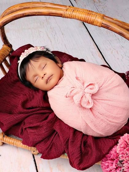 This angle shows more of the basket's texture and the arrangement of the props.