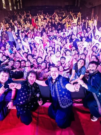 A group photo with the incredible audience at Bankura Medical College. Their energy was infectious, and we are so grateful for this memory.