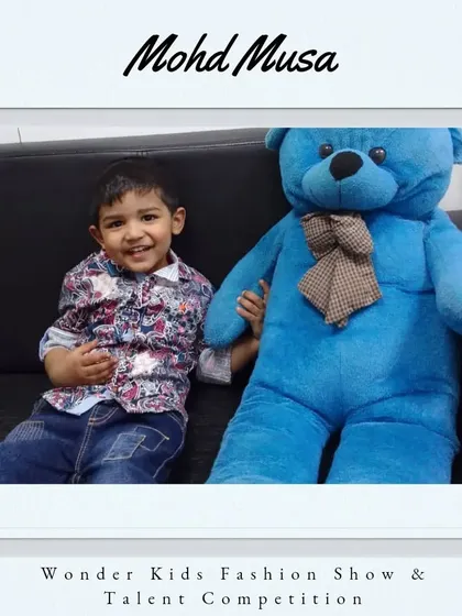 Welcome, Mohd Musa. His adorable smile next to his teddy bear is heartwarming.