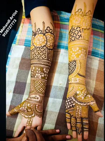 Custom Mehandi for Your Engagement photo 17