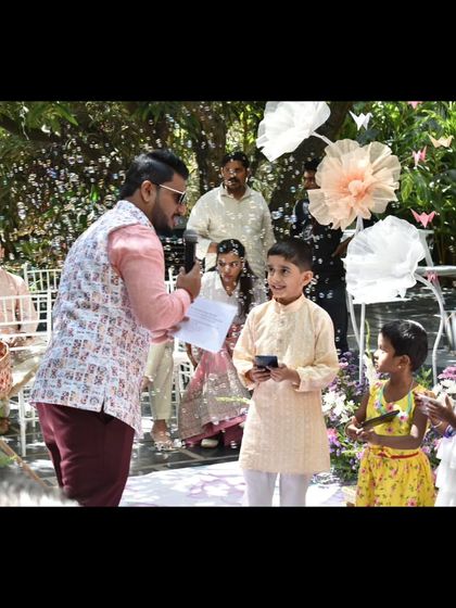 Emcee Pramod - Wedding Emcee & Host Vibrant Haldi & Mehendi Ceremonies photo 25