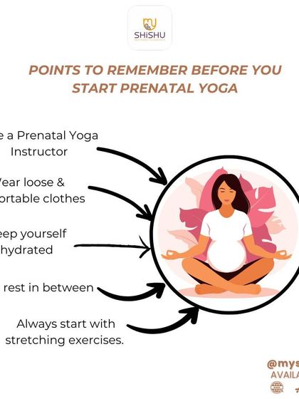 Before you begin prenatal yoga, it's important to follow these key guidelines. I advise hiring a certified instructor, wearing comfortable clothes, staying hydrated, and always listening to your body.
