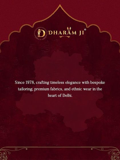 Since 1978, I have been crafting timeless elegance with bespoke tailoring in the heart of Delhi, continuing the legacy my father started.