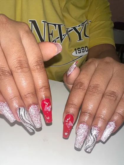 This video shows the amazing effect of flash-on glitter polish. In normal light, it's a pretty shimmer, but with a camera flash, it explodes with reflective light.