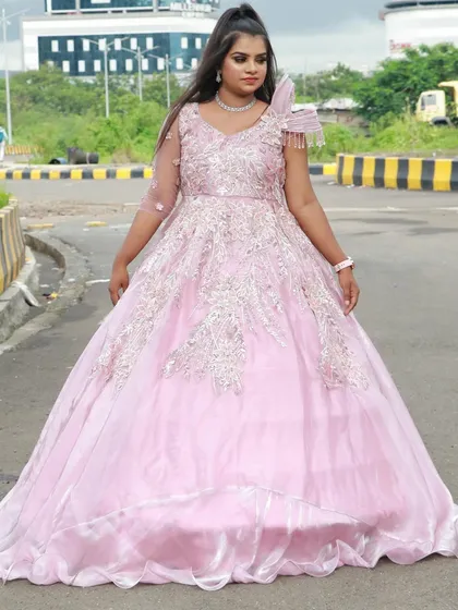 The full ball gown look. Our students learn to create makeup that complements grand and dramatic outfits.