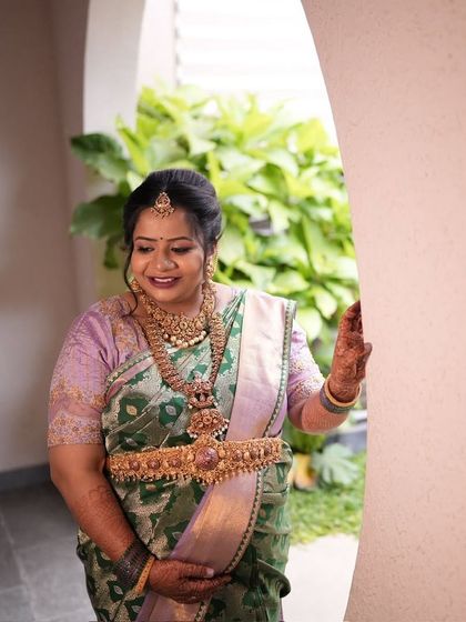 A final, lovely portrait from Pavithra's special day. We are honored to be a part of such cherished moments.