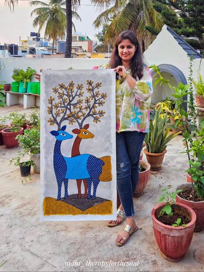 Nidhi - Custom & Fine Art Paintings Traditional Indian Folk Art photo 15