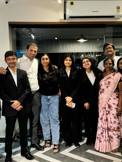 A group photo with a productive and hardworking bunch of students from NLS Bangalore and Ramaiah Bangalore.