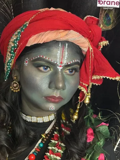 Another intense and captivating portrait of the Krishna makeover.